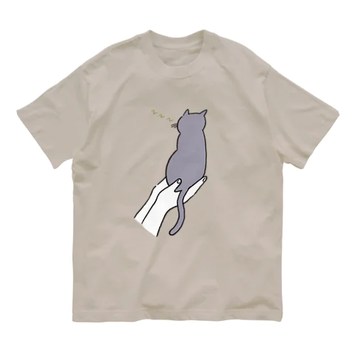 ニャーのうたた寝 Organic Cotton T-Shirt