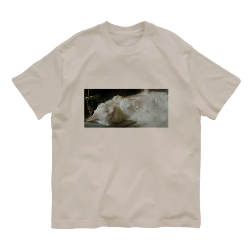 白猫おねむ Organic Cotton T-Shirt