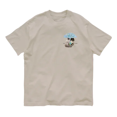 花傘ーオルガちゃん＆ステラちゃん オーガニックコットンTシャツ