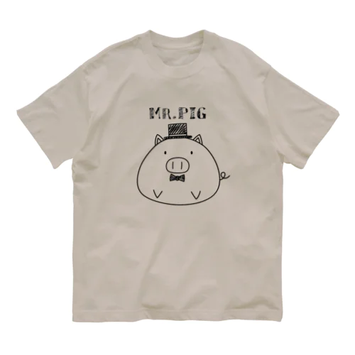 ミスターピッグ オーガニックコットンTシャツ