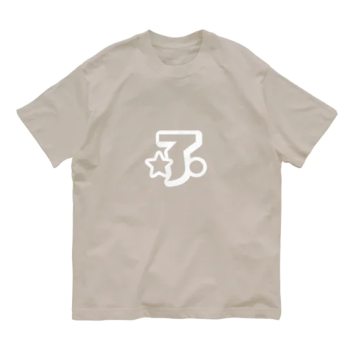 かおふあの「ふ」(ホワイト) オーガニックコットンTシャツ