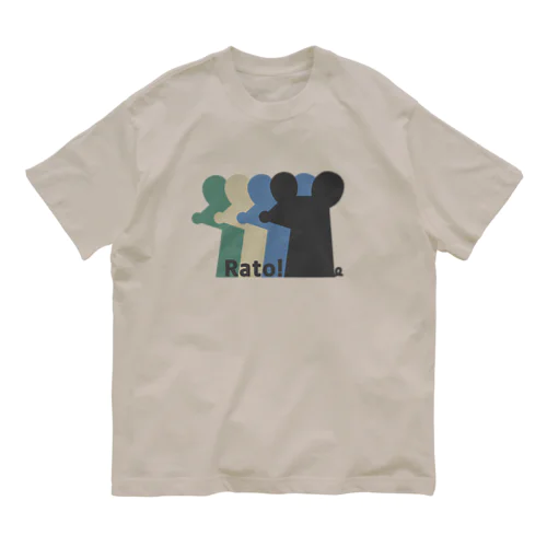 Rato!カラーB オーガニックコットンTシャツ