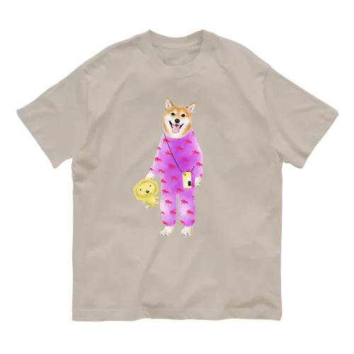 柴愛 オーガニックコットンTシャツ