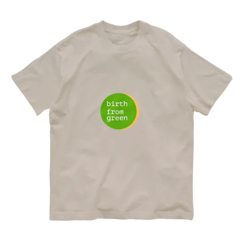 back from green  オーガニックコットンTシャツ