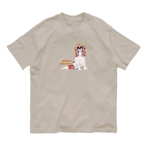 キャバリア Family＊cavalier_SummerCavacation Organic Cotton T-Shirt