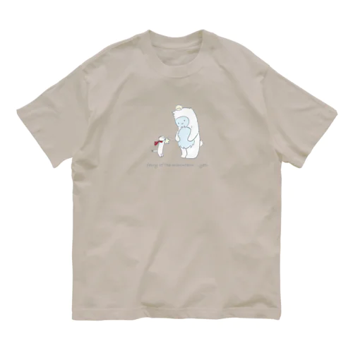 イエティさんお星さま見つけたよ Organic Cotton T-Shirt