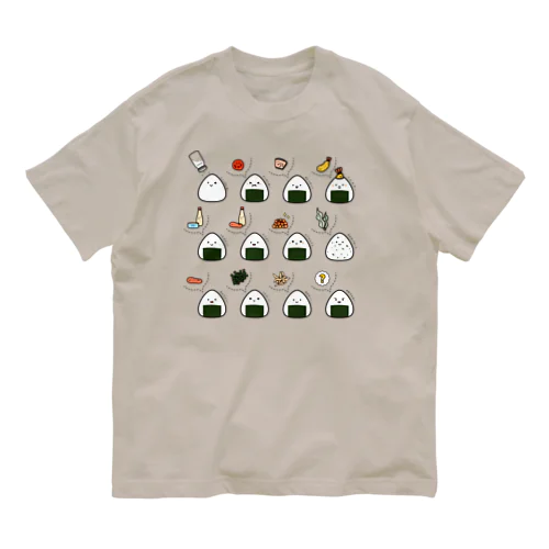 おにぎり・いっぱい Organic Cotton T-Shirt