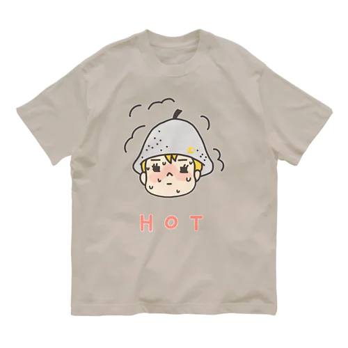 HOT_sauna オーガニックコットンTシャツ