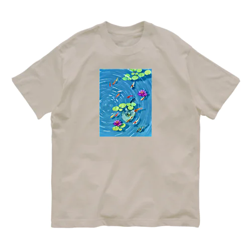 水の底から猫 Organic Cotton T-Shirt