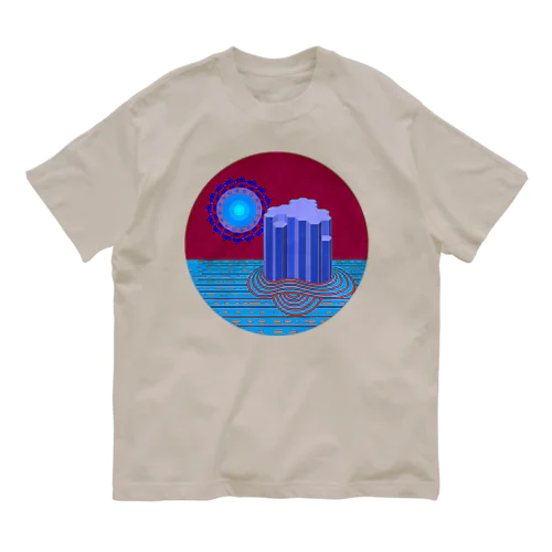 柱状節理(夜) オーガニックコットンTシャツ