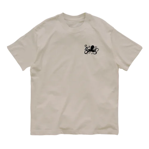 大胆な黒たこアート Organic Cotton T-Shirt