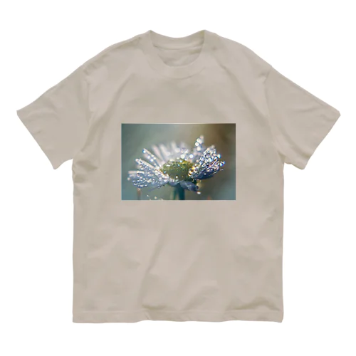 Flower of the Heart　野花と滴 オーガニックコットンTシャツ