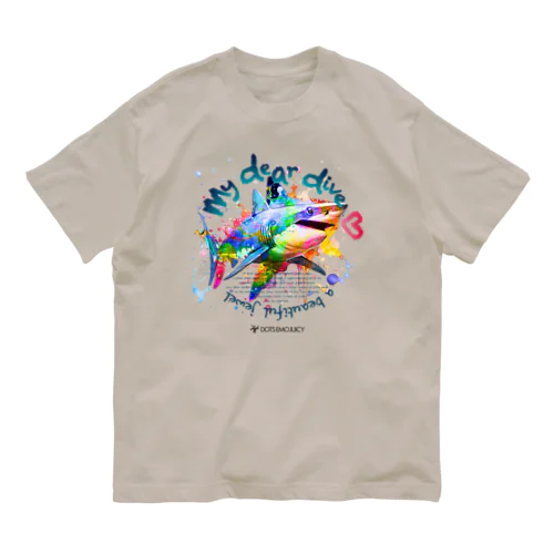 【シャークアートCollection01】 オーガニックコットンTシャツ