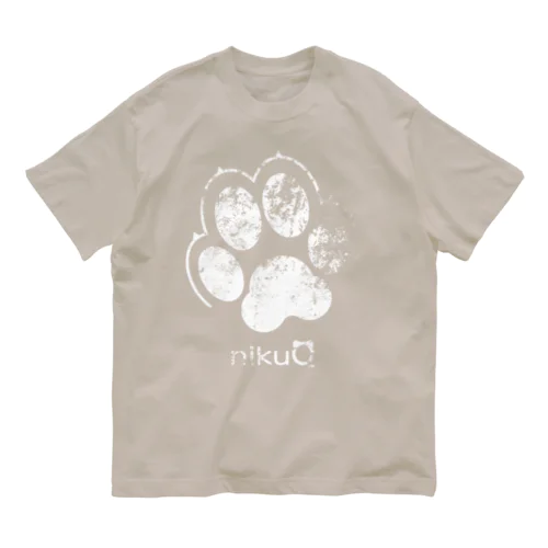 肉球をモチーフにしたオリジナルブランド「nikuQ」（犬タイプ）です オーガニックコットンTシャツ