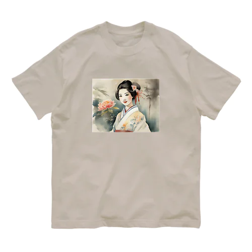 日本人女性魅 オーガニックコットンTシャツ