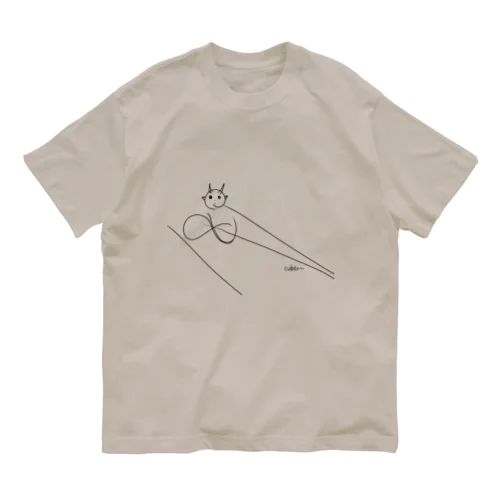 cuber~ drawing Torazo -black- オーガニックコットンTシャツ