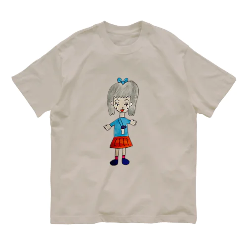mariさんの女の子シリーズ オーガニックコットンTシャツ