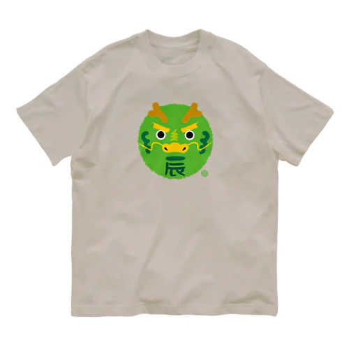 竜の顔 オーガニックコットンTシャツ