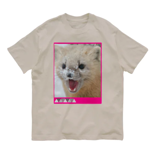 【明日笑顔が増える】サロベツのエゾクロテン オーガニックコットンTシャツ