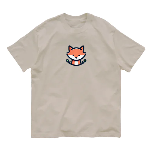 可愛い💕きつね🦊✨ オーガニックコットンTシャツ