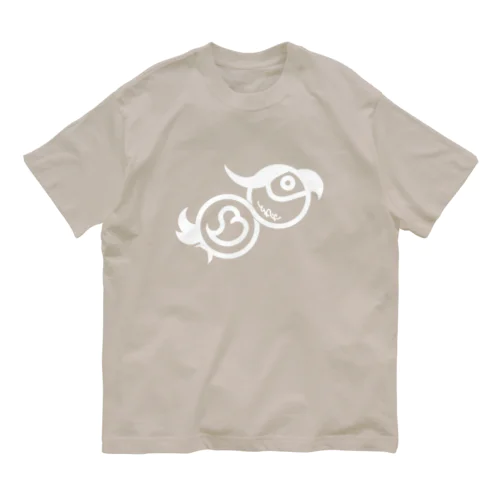 【鳥和屋】のグッズ(白バージョン) Organic Cotton T-Shirt