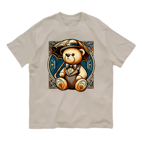 アートなくまちゃん オーガニックコットンTシャツ