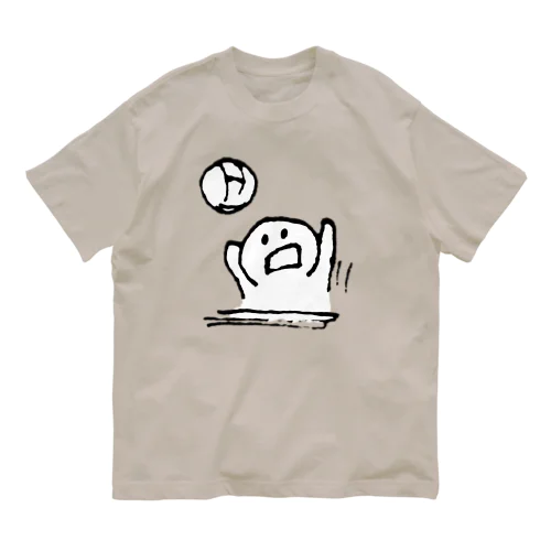 バレーボールくん Organic Cotton T-Shirt