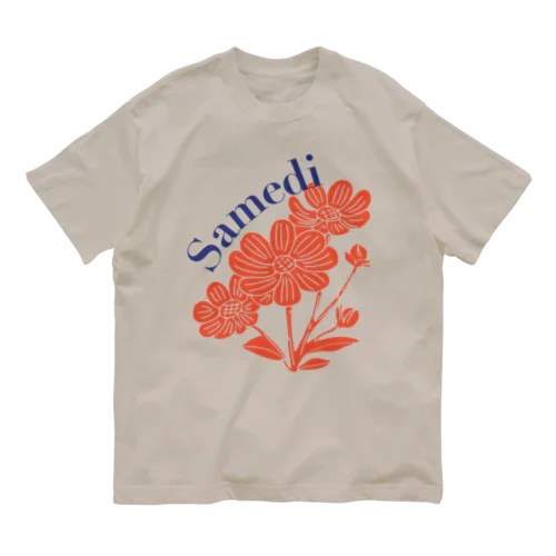 Samedi オーガニックコットンTシャツ