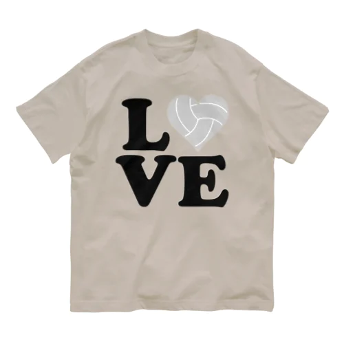 「ＩLOVE バレーボール」 Organic Cotton T-Shirt