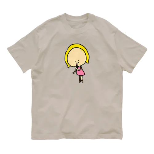 お化粧キャシー オーガニックコットンTシャツ