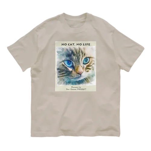 ノーキャットノーライフ-01 Organic Cotton T-Shirt