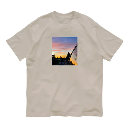 Street - Sunset オーガニックコットンTシャツ