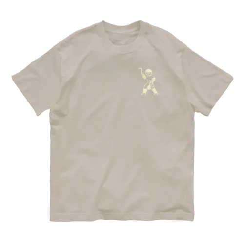 うるしの民・掻き子(暗色用) Organic Cotton T-Shirt