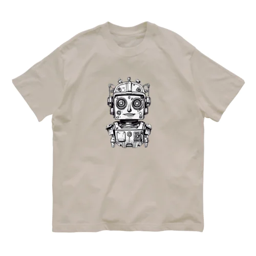 じっと見るガラクタくん Organic Cotton T-Shirt