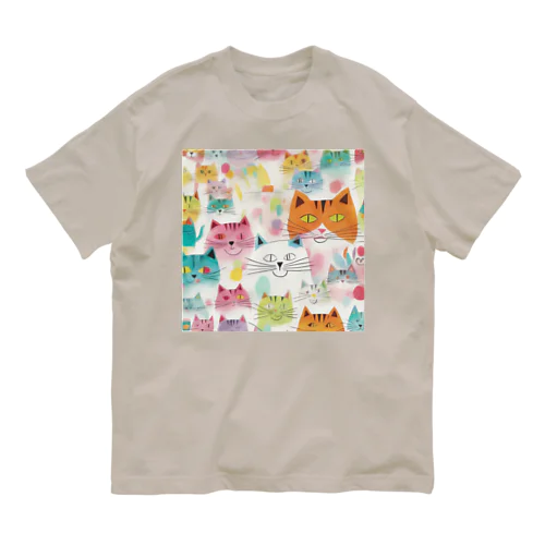 beloved cats 002 オーガニックコットンTシャツ