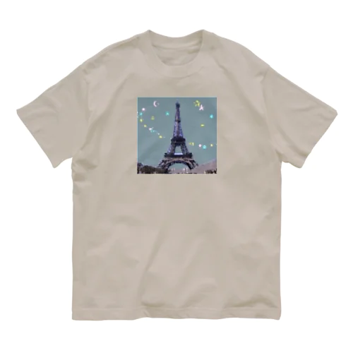 Paris★Night オーガニックコットンTシャツ