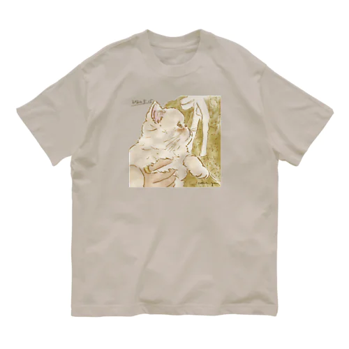 はじめてきみをお迎えした日　さくらもちちゃんの記念日 オーガニックコットンTシャツ