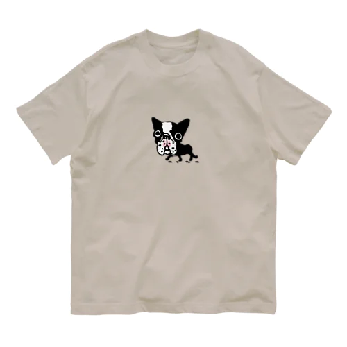 SNUB NOSE DOGS※ボストンテリア※ Organic Cotton T-Shirt