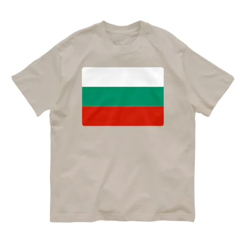 ブルガリアの国旗 オーガニックコットンTシャツ