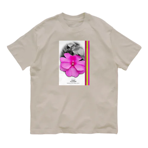 お花・I understand how you feel;  it's okay to express yourself. オーガニックコットンTシャツ