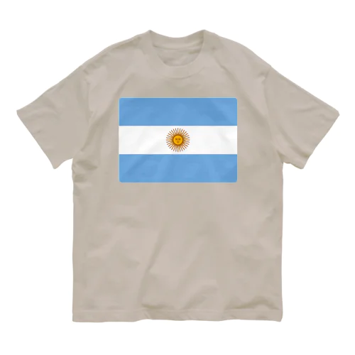 アルゼンチンの国旗 Organic Cotton T-Shirt