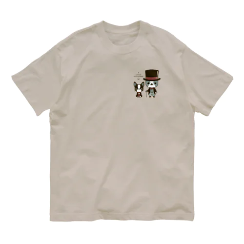 小さなボステリ紳士くん Organic Cotton T-Shirt