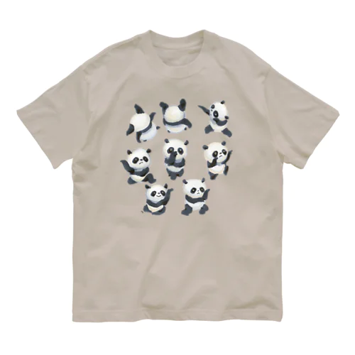 蛇拳のパンダちゃん Organic Cotton T-Shirt