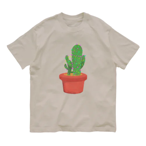 サボテン having fun Organic Cotton T-Shirt