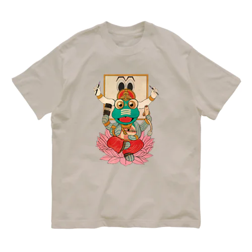 ガターシャ様と色紙神 Organic Cotton T-Shirt