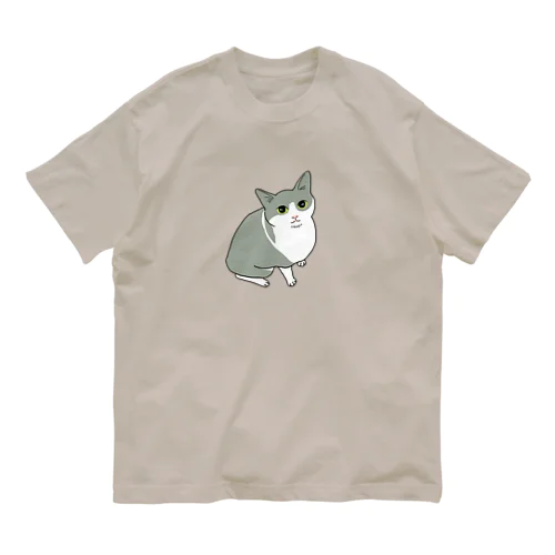 うるうる猫さん オーガニックコットンTシャツ