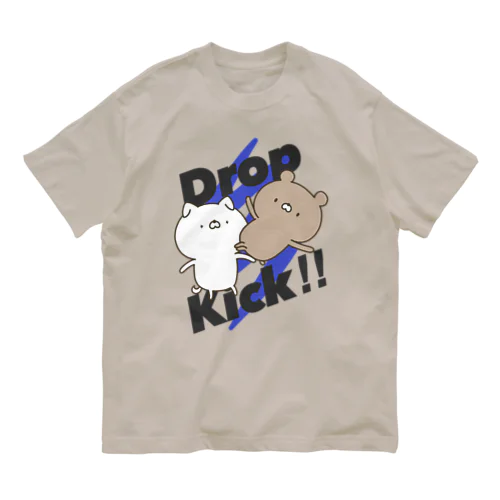 くまVSいぬ オーガニックコットンTシャツ