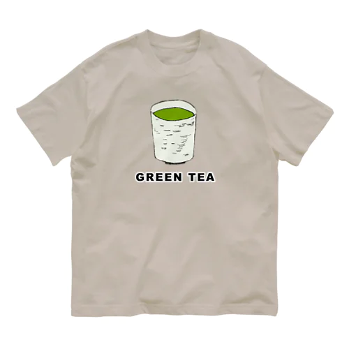 ジャパニーズスピリッツデザイン「緑茶」 オーガニックコットンTシャツ