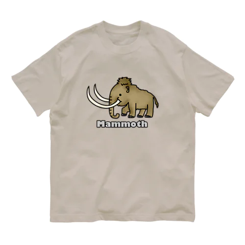 マンモス オーガニックコットンTシャツ