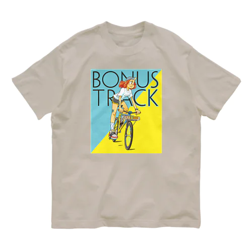 BONUS TRACK (inked fixie girl) Organic Cotton T-Shirt